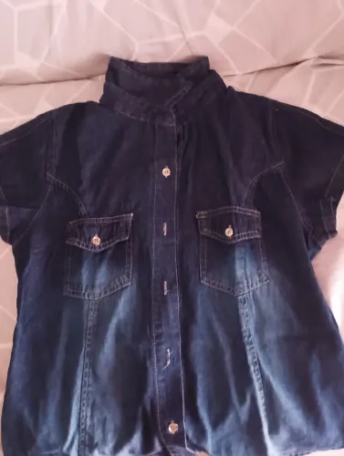 Camisa jeans feminino.