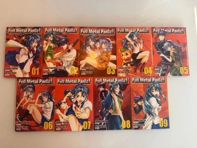 Mangá Full Metal Panic! Completo 1 ao 9 e Full Metal Panic! Sigma - 1 ao 6