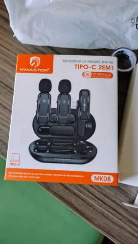Microfone sem fio para YouTube