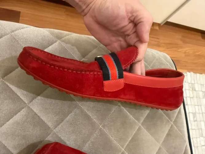 mocassim louis vuitton monte carlo vermelho 39 ? original