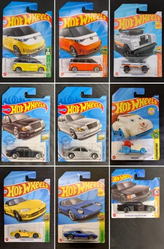 Quatro Miniaturas Hotwheels ou Matchbox a sua escolha.