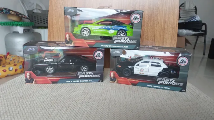 Miniaturas do filme Velozes e Furiosos Toretto diversas escalas