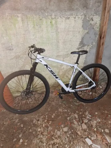 bicicleta alumínio aro 29 ksw 24v freio disco xlt quadro 19