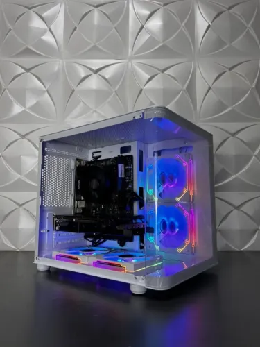 PC Gamer Ryzen 5 1600 + RX 570 4GB + 16GB | Seminovo, Windows, NF e Garantia