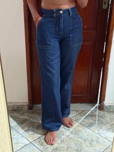 Calça jeans reta G5 C1 DAMYLLER Tamanho 34 *ACEITO CARTÃO*