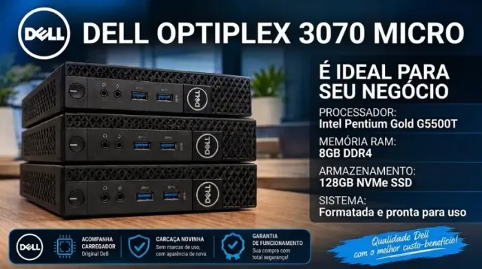 DELL OPTIPLEX 3070 MICRO - PENTIUM GOLD