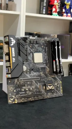 KIT AM4 ASUS TUF B450M-PLUS - RYZEN 7 5700X - 16GB 2X8GB HYPER X 3200MHZ RGB