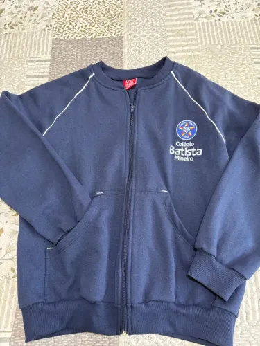 Blusa de Frio Moletom Colégio Batista Mineiro - Tam P Adulto (NUNCA USADA)