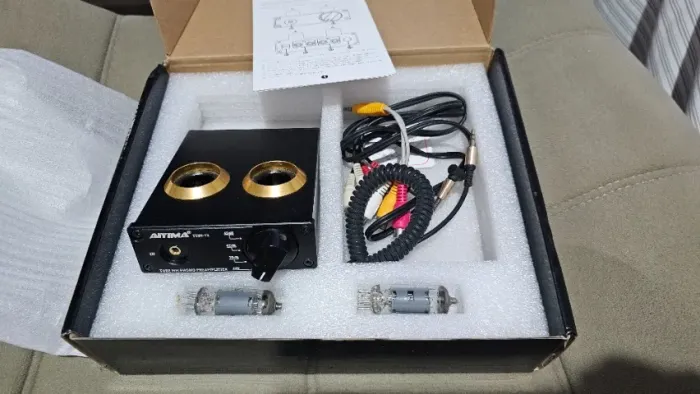Pré-amplificador AIYIMA Tube T3 HiFi MM