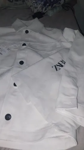 Roupa jaqueta de couro 
