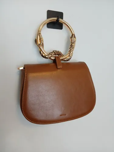 Bolsa arezzo couro legítimo marrom