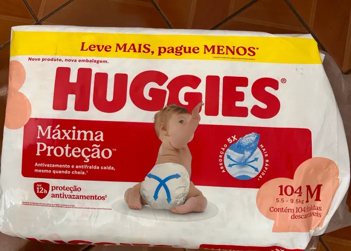 Fralda Huggies TAM M