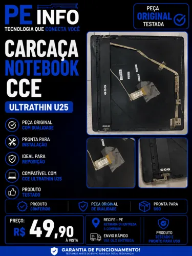 Carcaça Original Notebook CCE Ultrathin U25
