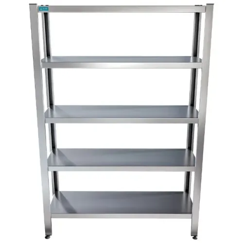 Estante de Inox 4 Prateleiras 1,5 m Cozinha Industrial - Seminova, 6 meses de uso