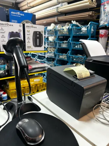 Impressora Epson + leitor de código