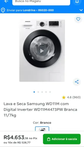 Lava e seca nova