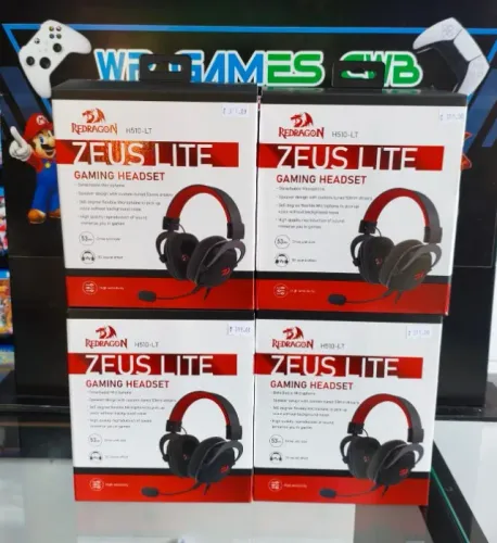 HEADSET REDRAGON ZEUS LITE NOVO LACRADO  COM GARANTIA LOJA FÍSICA WP GAMES CWB 