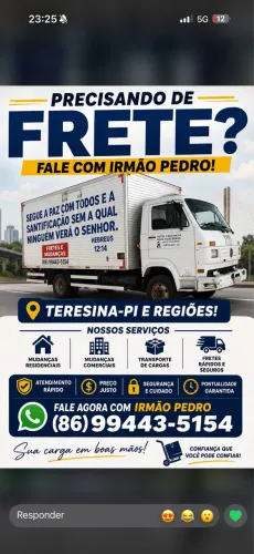 Frete e mudança 