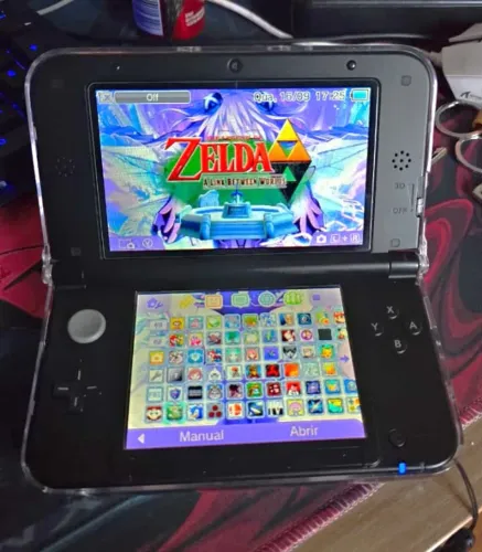 3DS XL Azul 128GB + picoDS 32GB