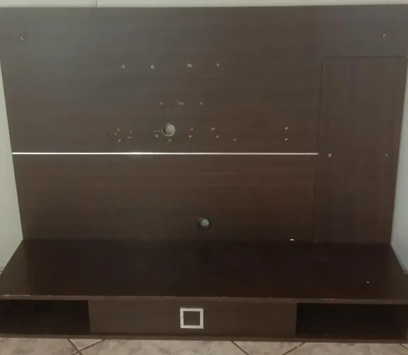 Vende painel para tv marrom