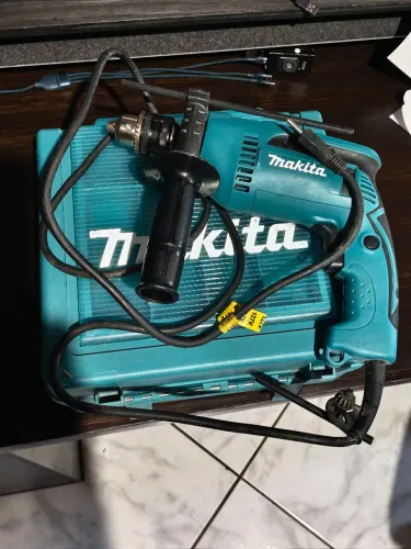 Furadeira De Impacto Hp1640k 1/2 760w C/ Mal. Makita Azul-turquesa