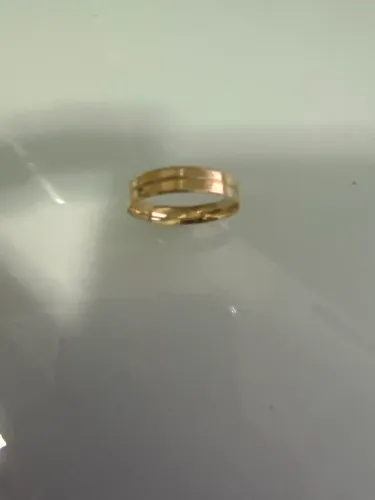 Aliança de ouro 18k - 750, tamanho 19, 2mm, 2 gramas 