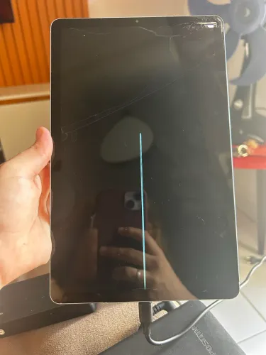 Tablet Samsung s6 lite com caneta, capa e teclado