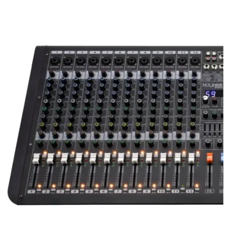 Mesa De Som Analógica Staner 24 Canais Mx2406 C/efeitos