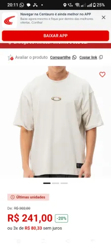 Camiseta Oakley fóssil O Stone