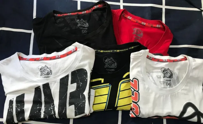 Kit 5 camisas GG DNA Racing 