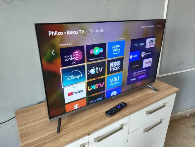 TV 40 POL. SMART WI-FI. IMPECÁVEL. BORDA INFINITA