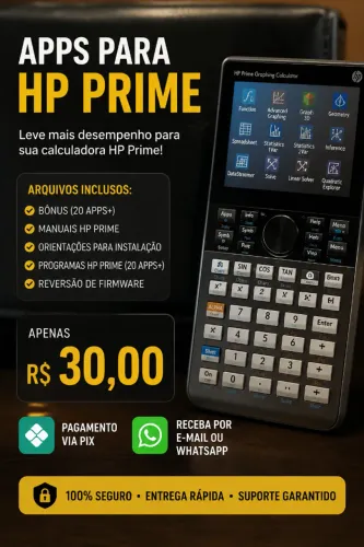 APPS PARA HP PRIME ? APENAS R$ 30,00!