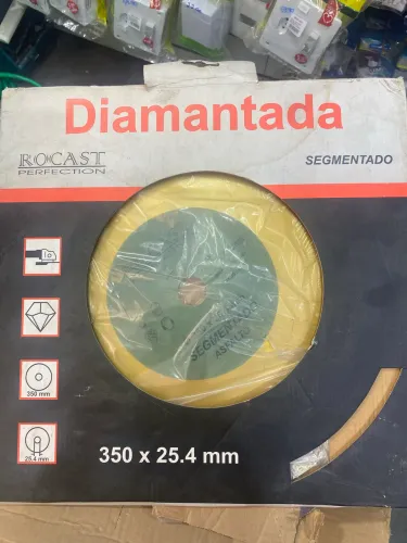 DISCO DIAMANTADO SEGMENTADO ROCAST - 350 x 25,4 mm