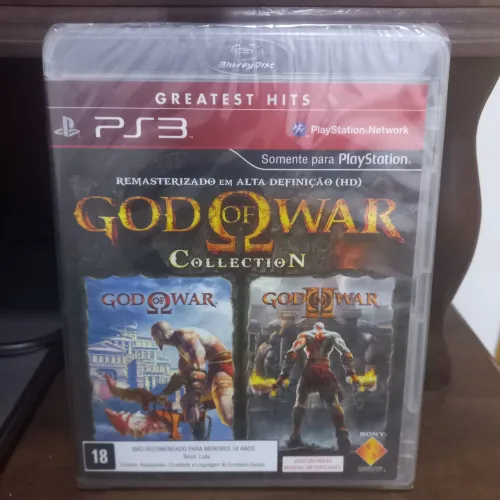 God of War Collection PS3 Lacrado Português Original