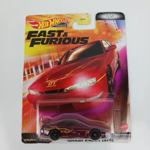 Nissan Silvia 240sx Velozes Furiosos Premium Hot Wheels 1/64 Vinho