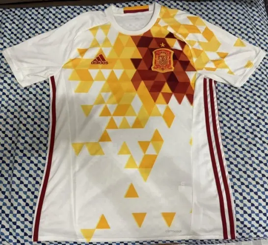 camisa adidas espanha away 2016