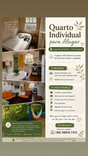 Compartilho minha casa Quarto individual para aluguel - Lagoinha do Nor