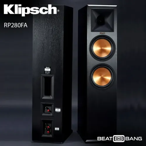 PAR DE CAIXAS  Klipsch rp-280f Dolby Atmo Alta Qualidade Sonora