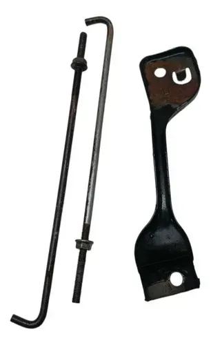 Suporte Haste Fixação Trava Bateria City 2010 A 2014 Preto