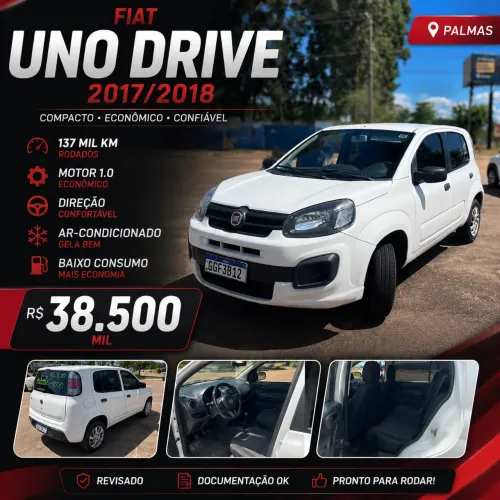 Fiat Uno Drive 1.0 Flex 6V 5P 2018