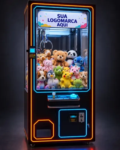 Máquina de Pegar Pelúcia ( Modelo de luxo)