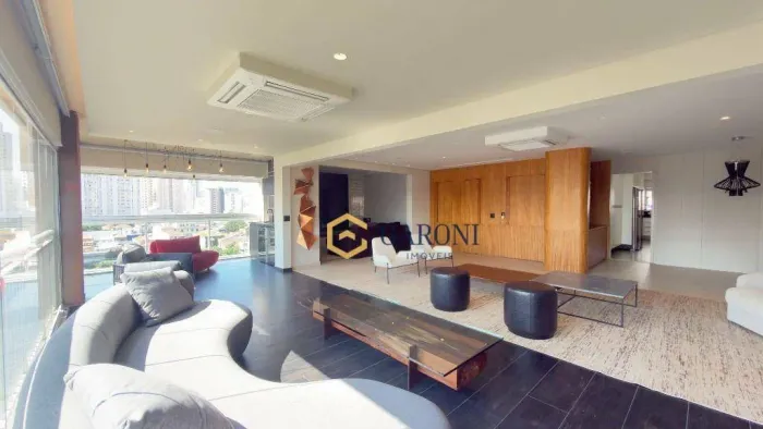 Apartamento com 3 suítes para alugar, 206 m² - Vila Romana - São Paulo/SP