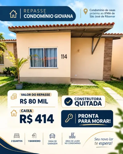 Chave 80mil Geovana casa condomínio fechado
