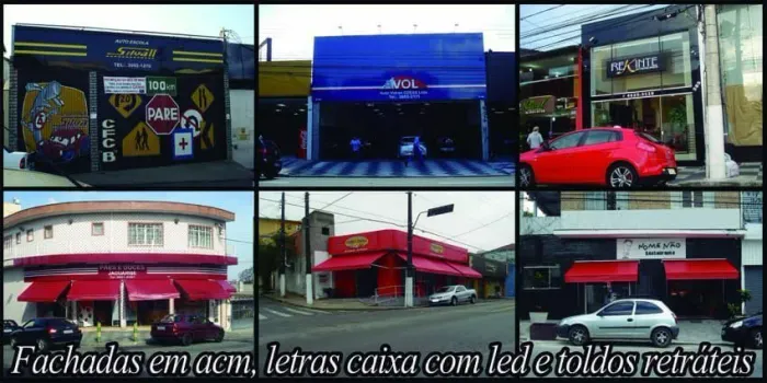 Fachadas em acm