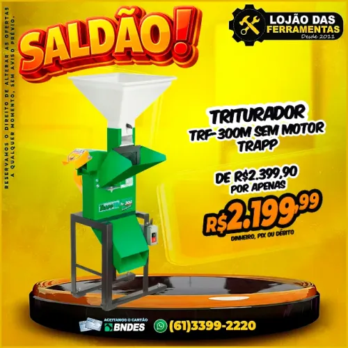 Triturador TRF-300M Sem Motor Trapp