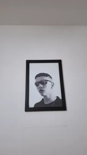 Quadro Para Decoração 33x24 Trap, Rap Sidoka