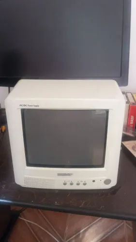 Tv Semp Branca 10 Polegadas Gamer Retrô # (Usado)