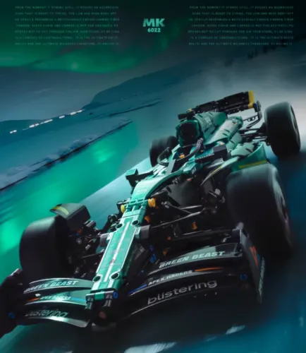 BLOCO Lego importado F1-Aston Martin em Scala 1:8 - NOVA