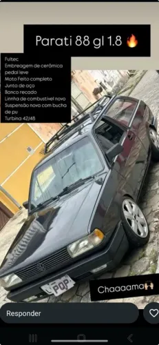 Volkswagen Parati GLI / GL 1.8 (álcool) 1988