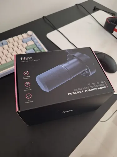 MICROFONE FIFINE K688 XLR/USB + BRAÇO ARTICULADO